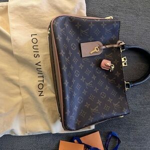 Louis Vuitton Dark Brown Monogram Laptop Bag